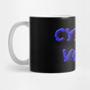 Glitch Cyber Hacker Aesthetic Mug